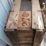 Bottles in wooden box