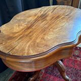 Antique wooden table – Napoleon III / Victorian style – With drawers