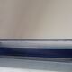 Art deco blue pressed glass tray