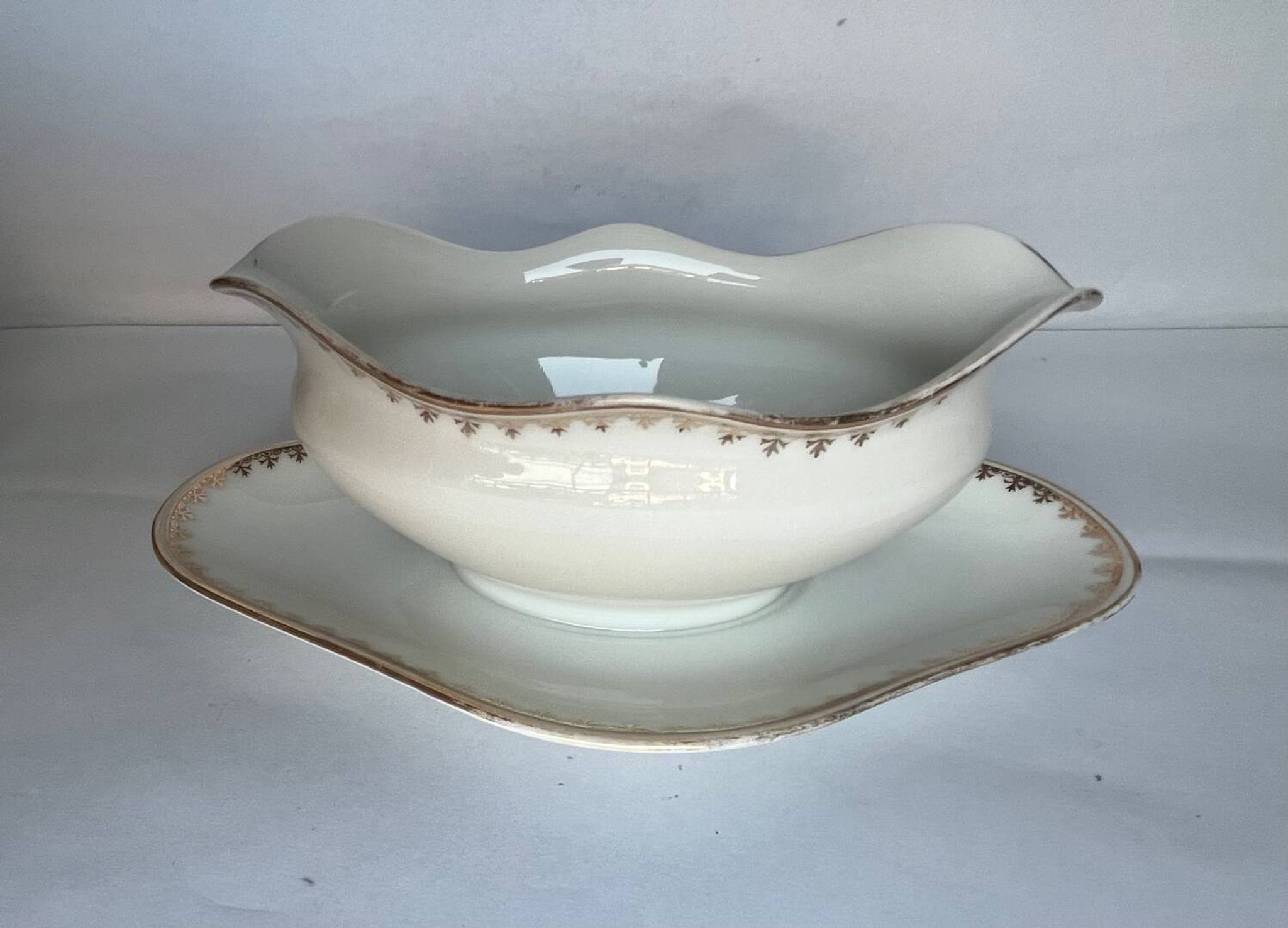 White porcelain gravy boat