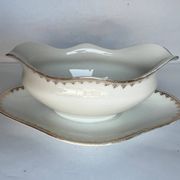 White porcelain gravy boat
