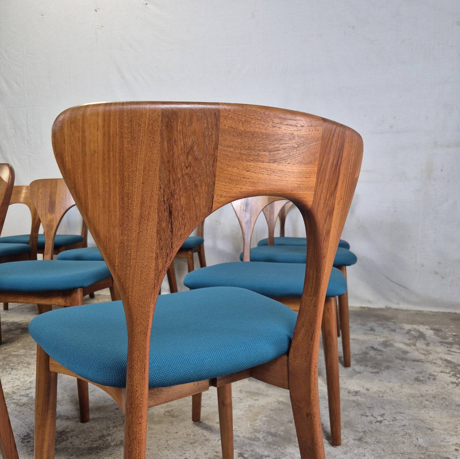Niels Koefoed 'Peter' Danish chairs vintage