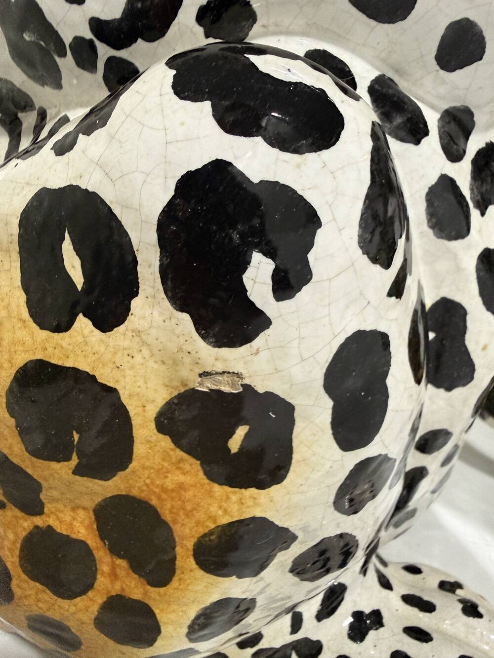 Large Italian ceramic leopard 1970’s