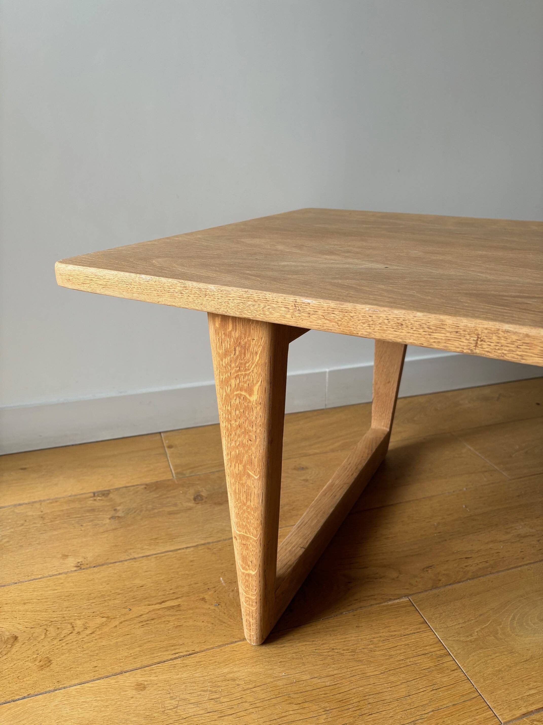 Oak coffee table by Borge Mogensen - Denmark, 1970s