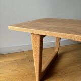 Table basse en chêne de Borge Mogensen - Danemark années 70