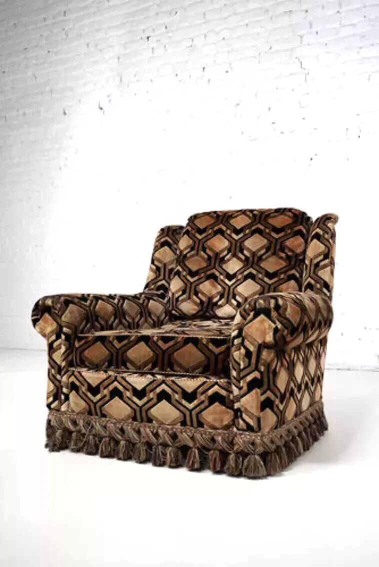 Set of 2 fabric armchairs