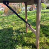 Table ancienne en bois pliante