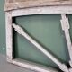 19th century french wooden window frame with arrows