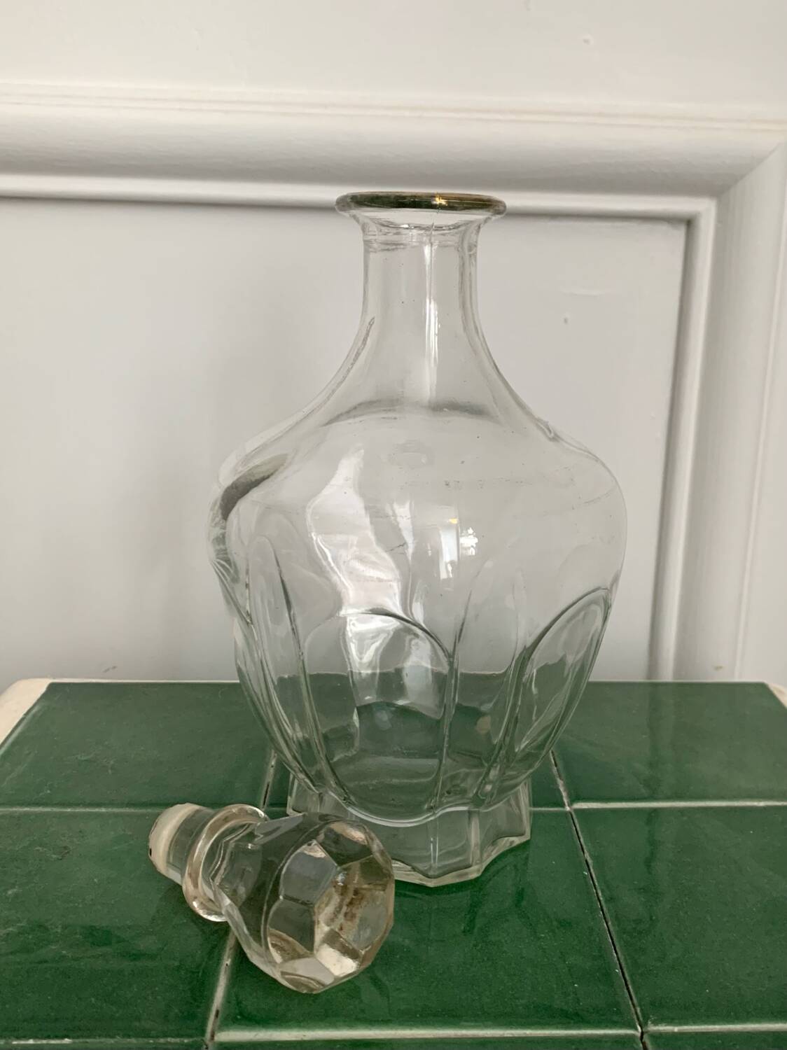 Vintage glass carafe