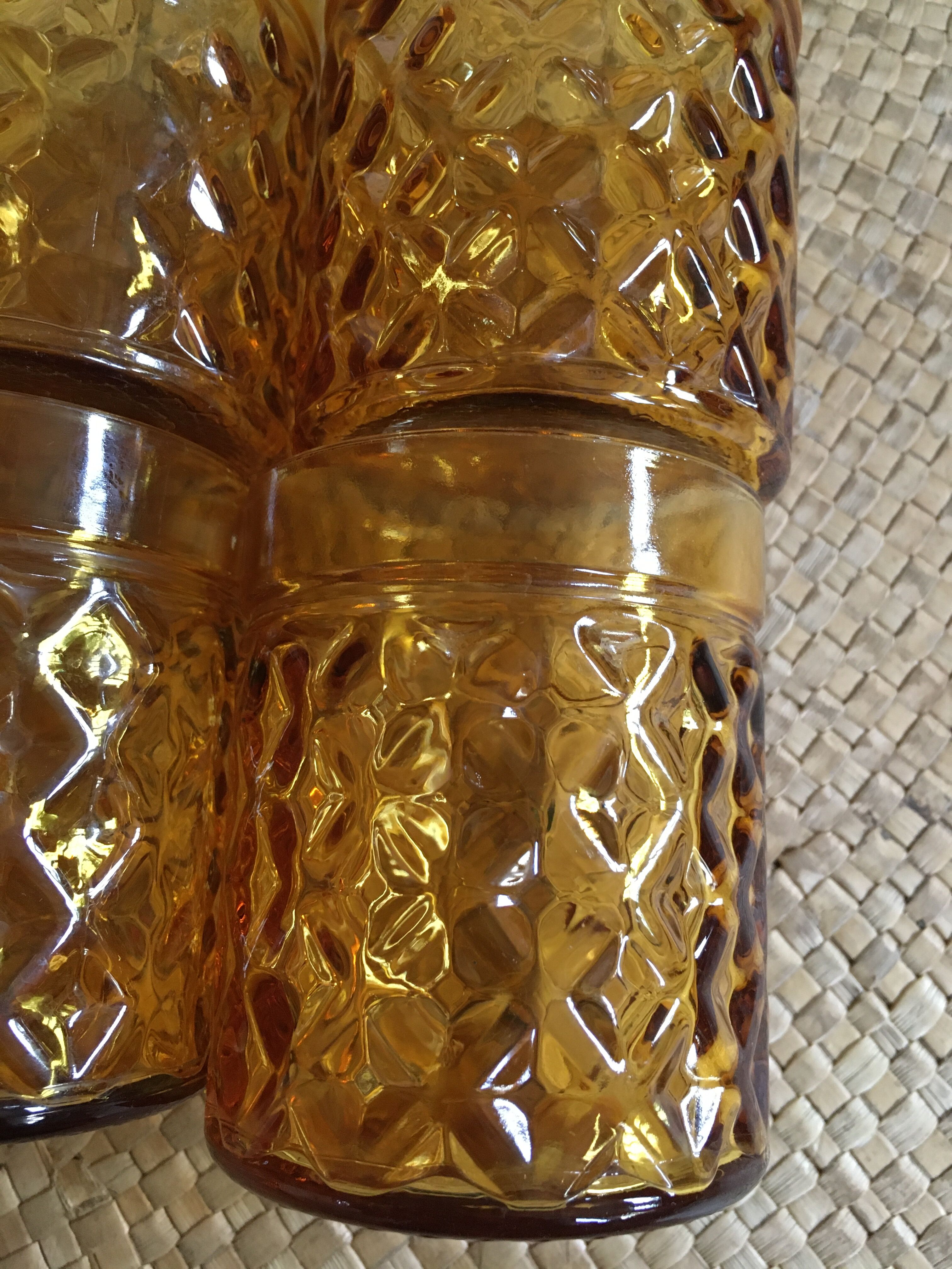 Lot of 6 vintage glasses