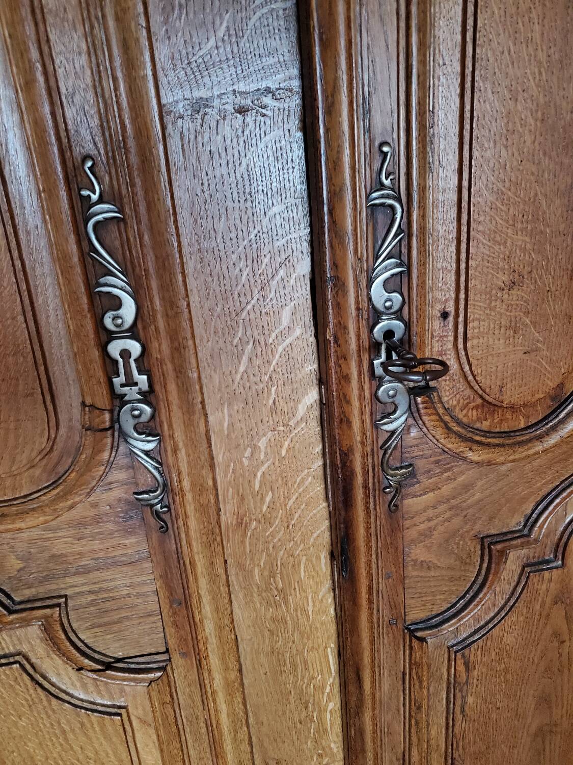 Pair of 19th century oak doors