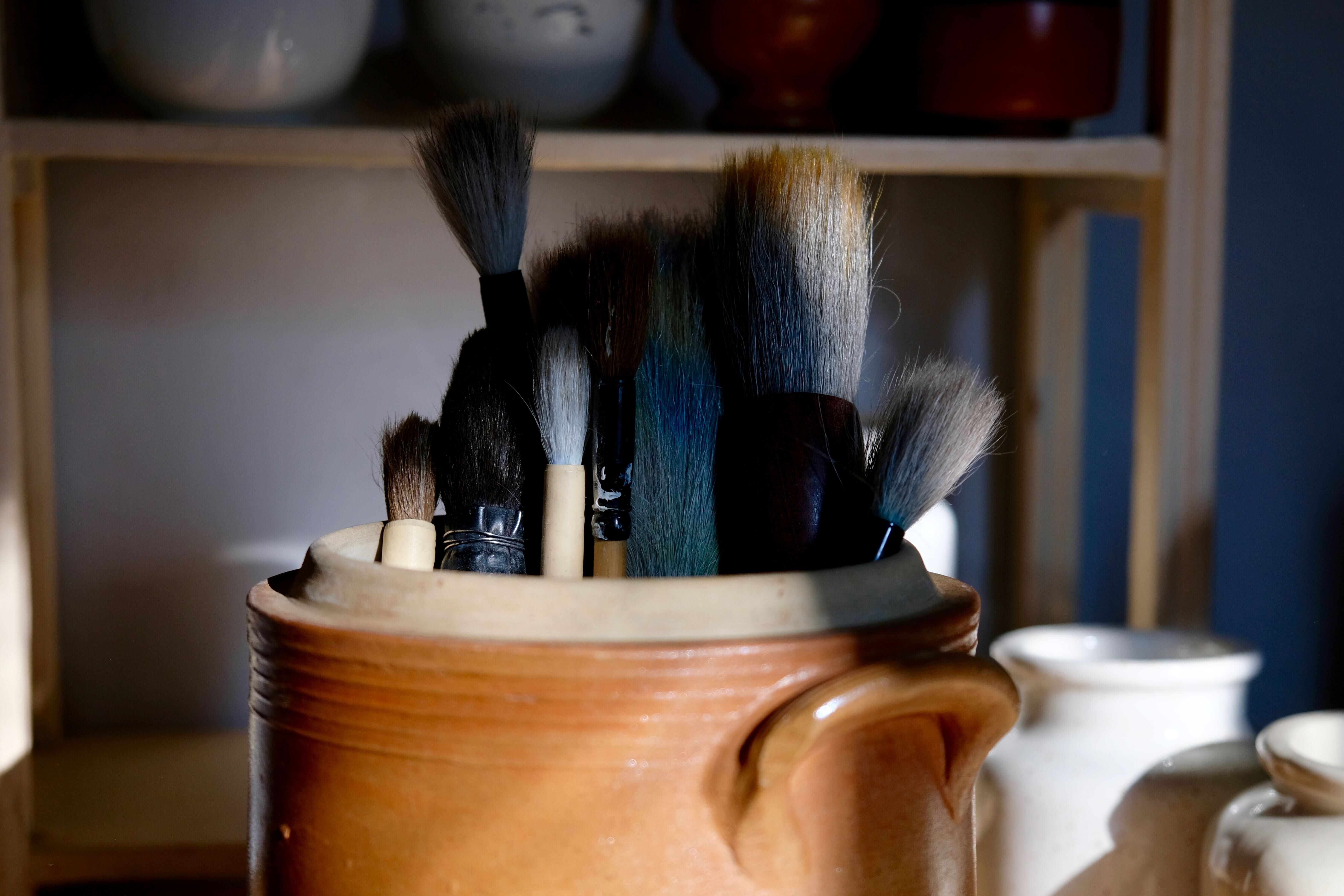 Ancient sandstone pot