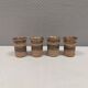 Four small vases, By famous Tue Poulsen Denmark 1960-70s.