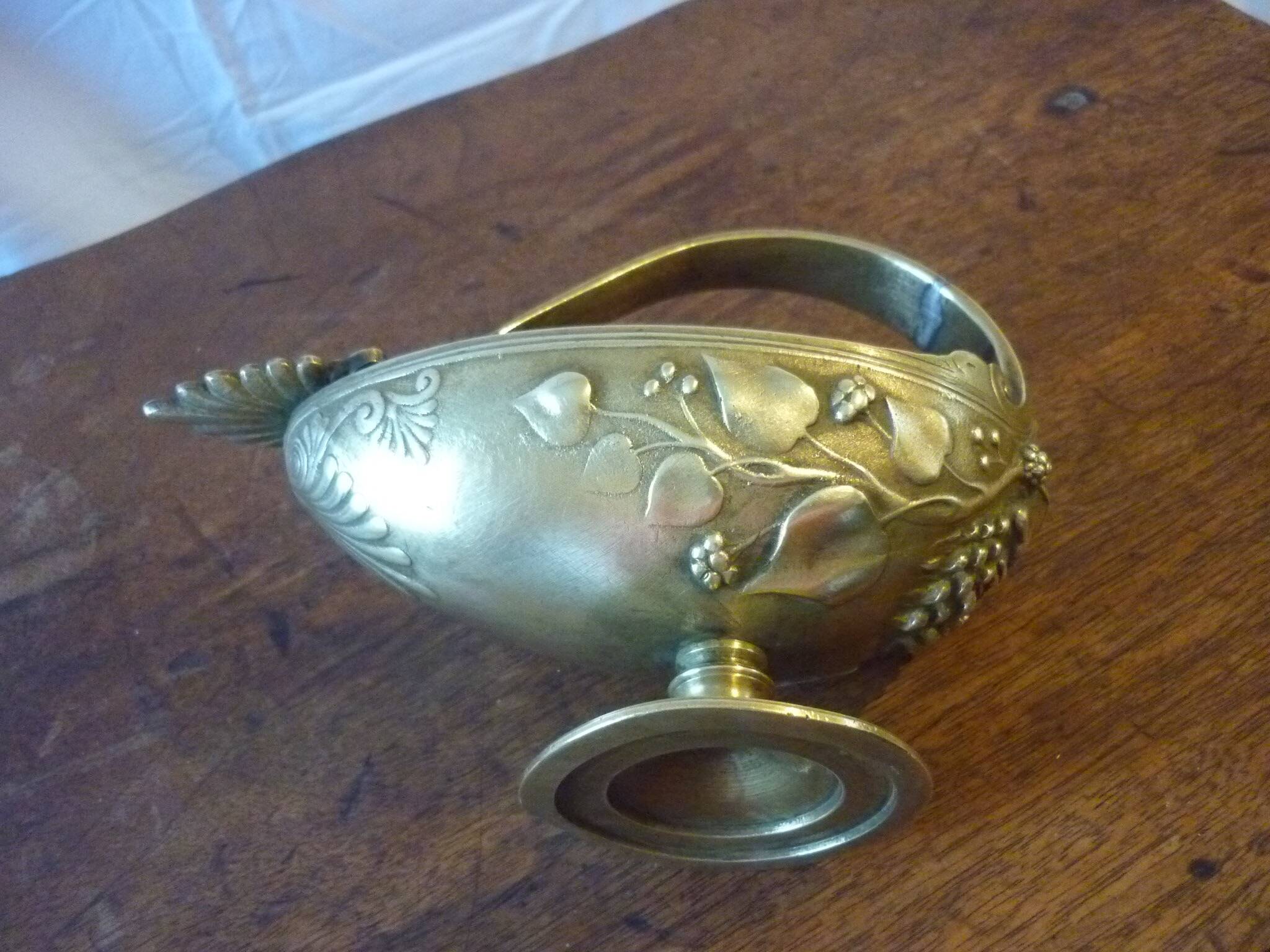 Antique bronze cup