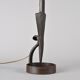 Grande lampe en fer forgé de Léopold Gest, années 1970