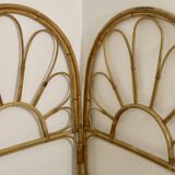 Vintage rattan headboard