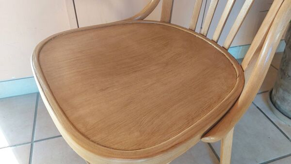 Fauteuil bistrot ou de bureau Baumann en bois