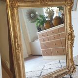 Miroir doré 116 x 97