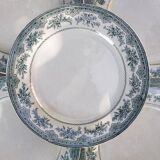 6 flat plates from the Onnaing Faïencerie