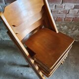 Set of four theatre chairs 1960