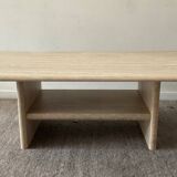 70s Travertine Coffee Table