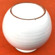 Vase boule en céramique émaillée, années 1960