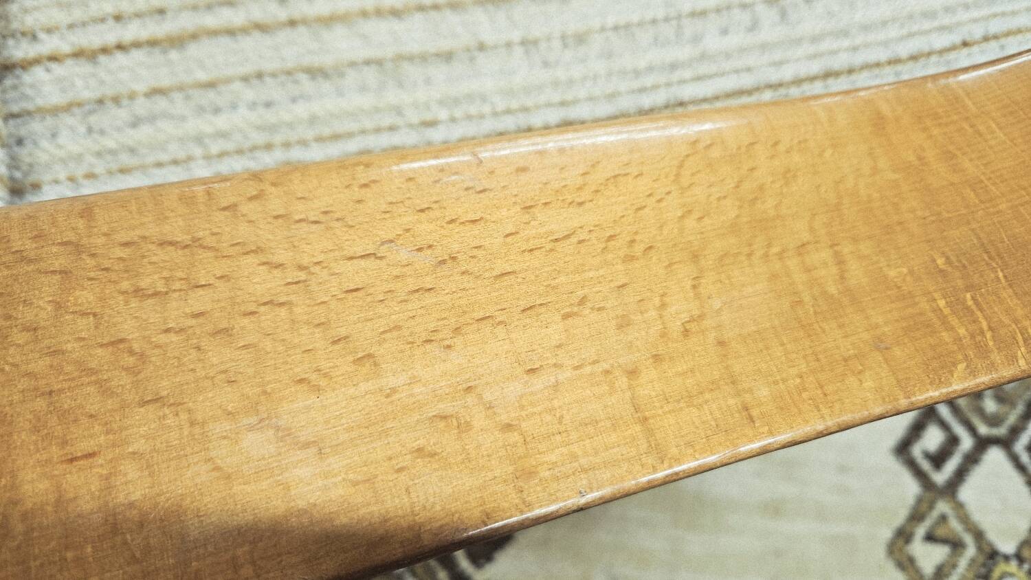 Scandinavian 3-seater canapé in boucle fabric from the 1960s.