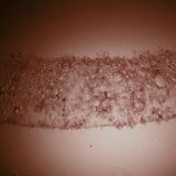 Grande lampe de table en verre de Murano satiné et corrodé Swirl de VeArt, années 80.