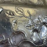 Vintage Arthur Court Designer Apple Bunnies Metal 1993 4