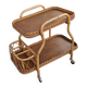 Bamboo serving cart