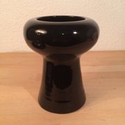 Vase moderniste céramique noir