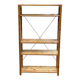 Scandinavian solid pine shelf with 5 levels.
