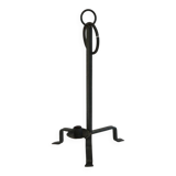 Brutalist hammered iron candle holder 1950