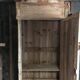 Pine wardrobe with mirror 1900s