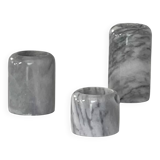 Pair of marble candlesticks