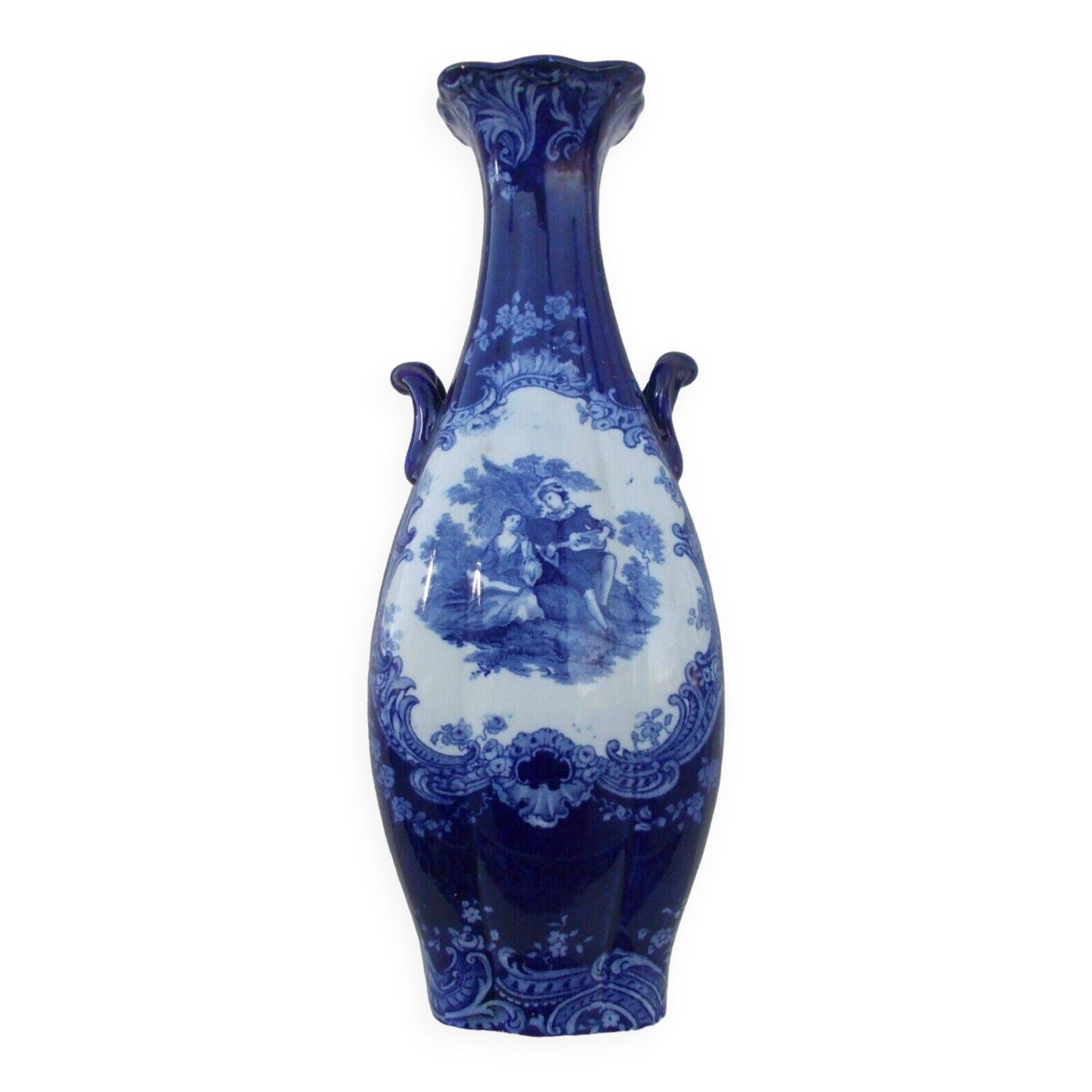 Losol Ware Vase Keeling and Co Watteau