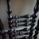 Napoleon III style wall-mounted coat rack