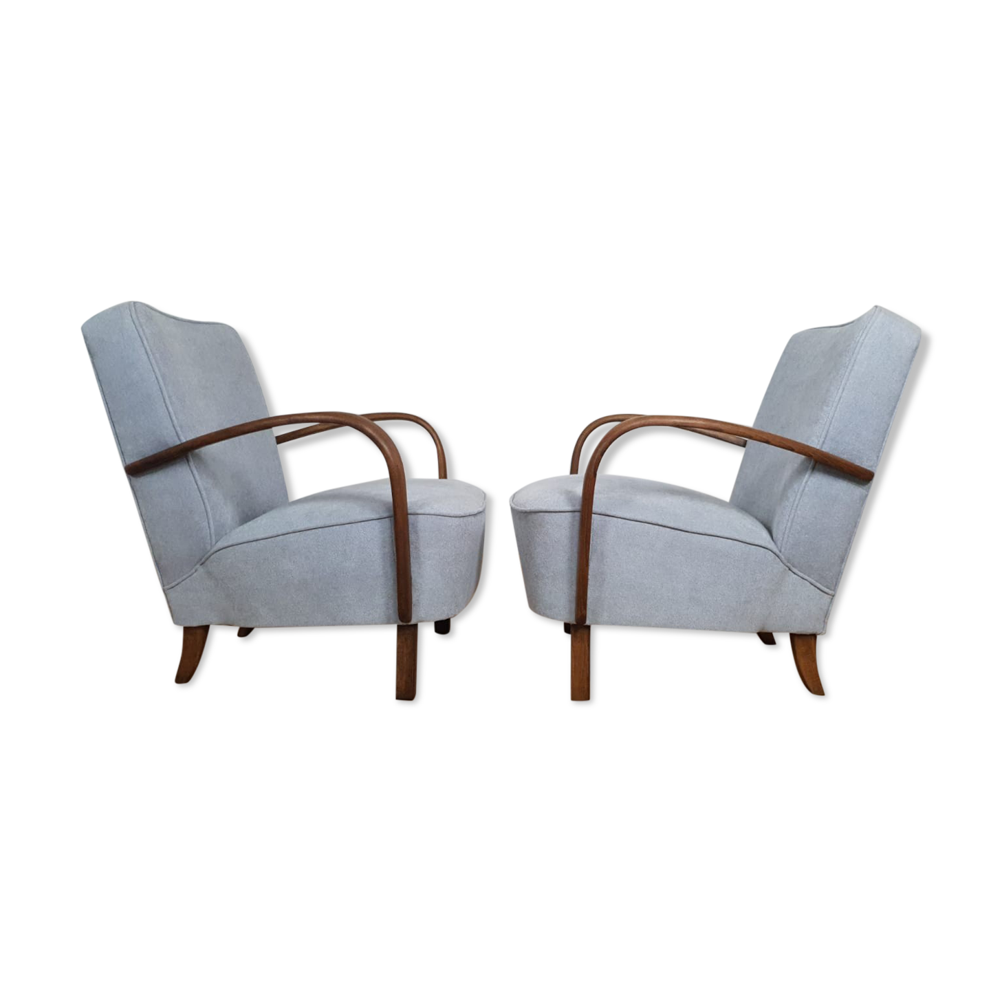 Paire de fauteuils par Jindrich Halabala pour Up Zavody