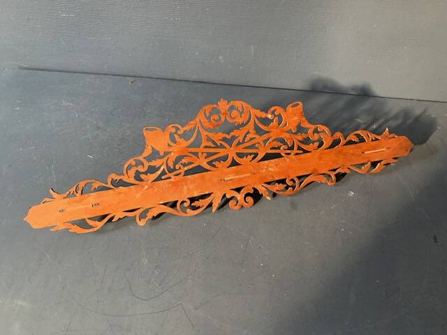 Old cut-out wooden wall display from the 1900s