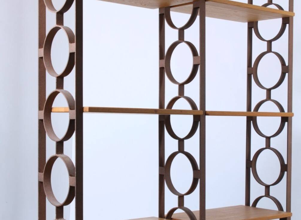 Brutalist vintage bookcase