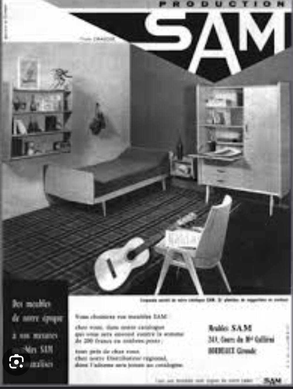 Armoire multifonction par SAM - années 50/60