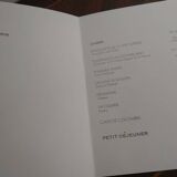 Air France Boeing 747 Menus