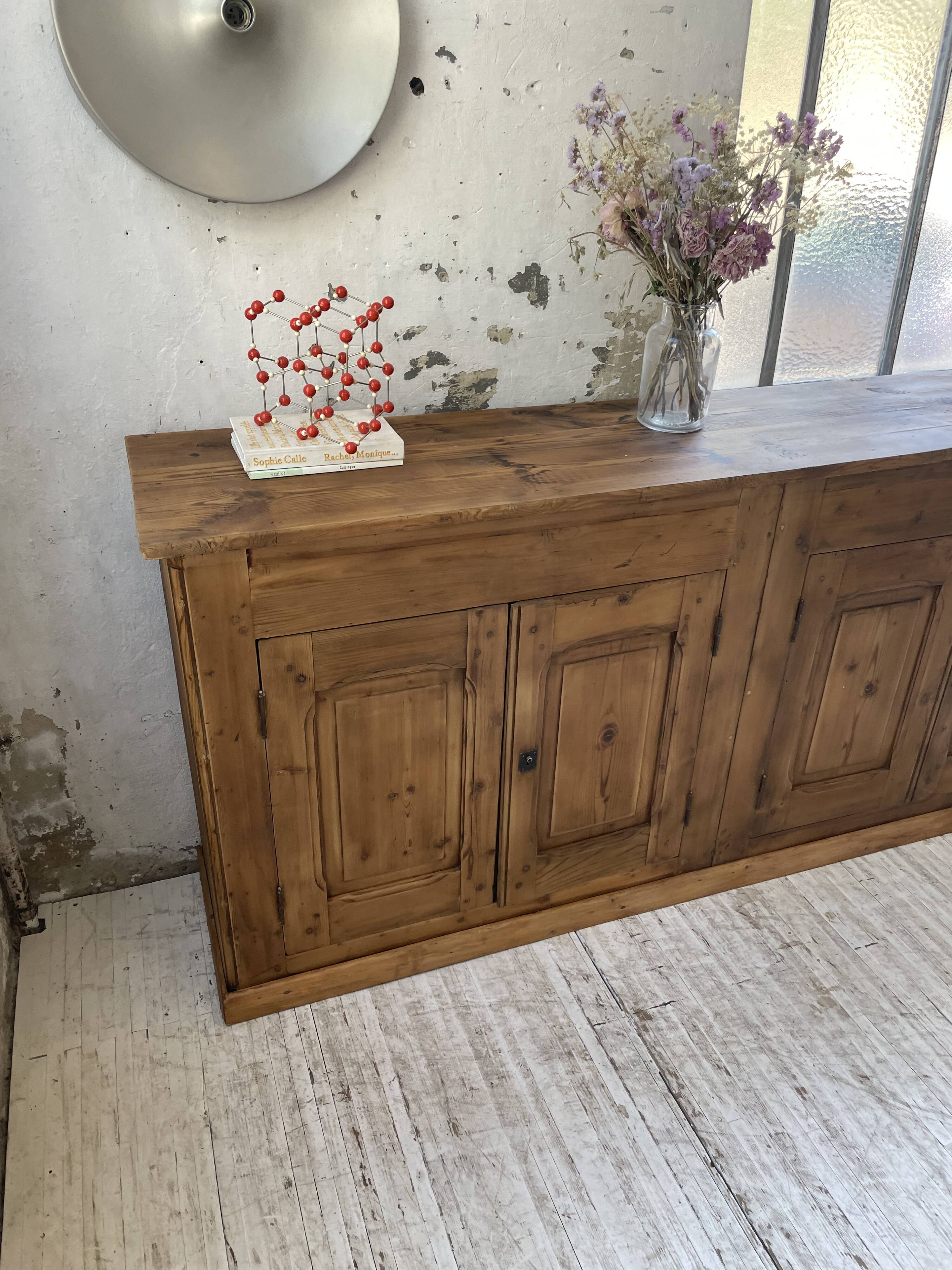 2m pine craft furniture sideboard