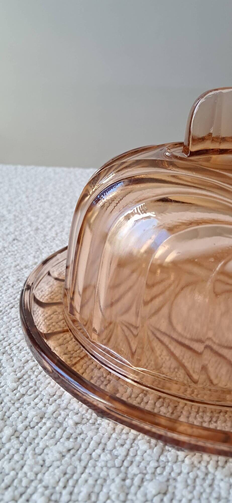 Cloche à fromage vintage de style Art déco