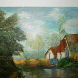Oil painting on canvas