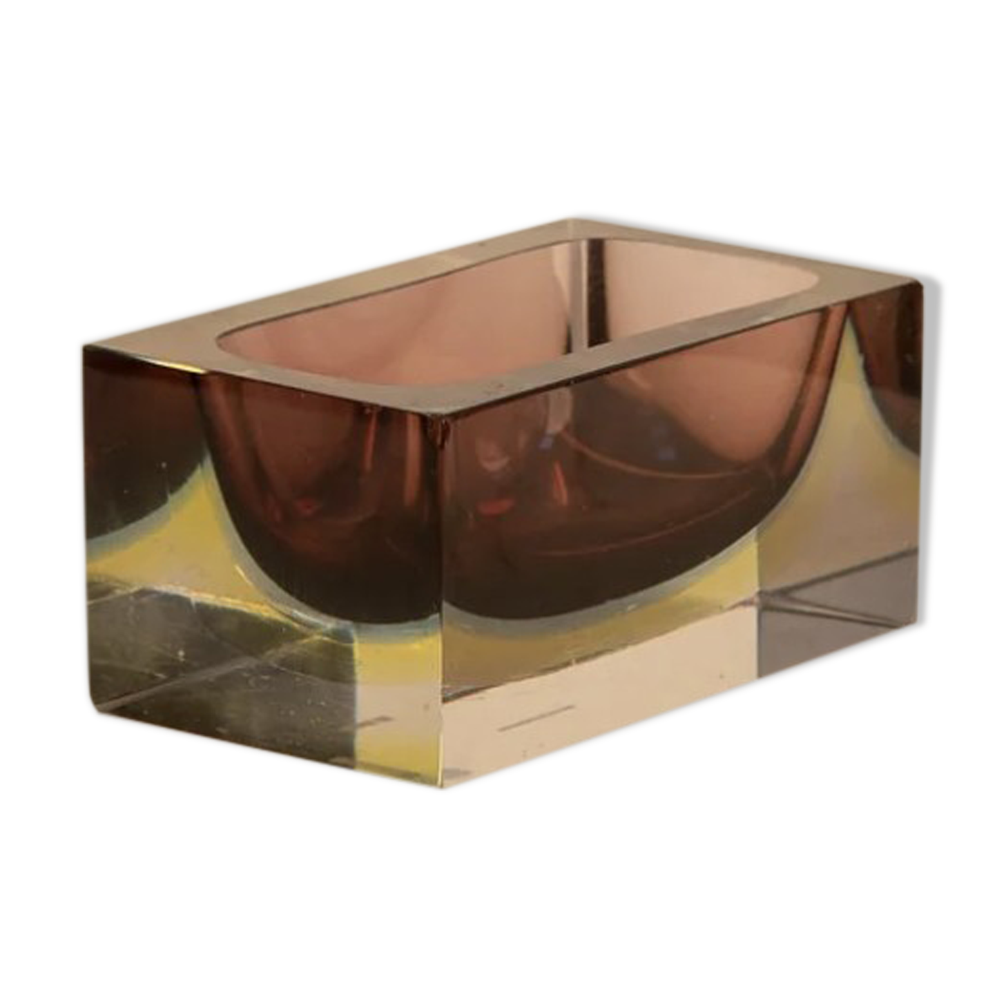 Purple Murano Pocket Trays by Flavio Poli for Seguso 60's