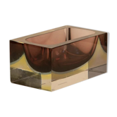 Purple Murano Pocket Trays by Flavio Poli for Seguso 60's