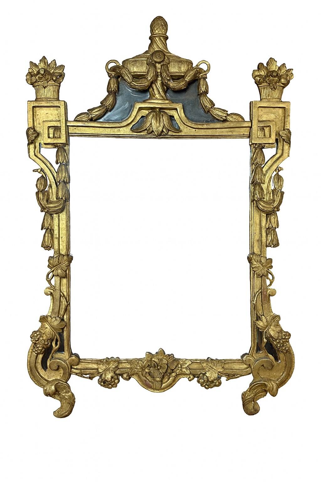 18th century giltwood mirror