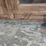 Ancien buffet vitré en teck birman