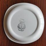 3 assiettes "Monaco" Salins